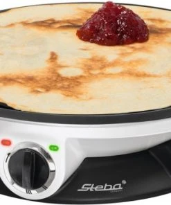 Crepes-Maker Steba CR 32 Crepesmaker Weiß/schwarz