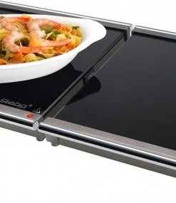 Geschirr- Und Kochplattenwärmer Steba WP 1 Warmhalteplatte Glas/chrom