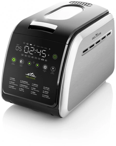 Brotbackautomaten Eta Delicca 7149 Brotbackautomat Schwarz/edelstahl 1 Brotbackautomaten Eta Delicca 7149 Brotbackautomat Schwarz/edelstahl