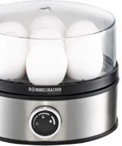 Rommelsbacher ER 400 Eierkocher Edelstahl/schwarz