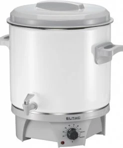 Einkochautomaten Eltac EKA 179 Glühwein- Und Einkochautomat Weiß/grau