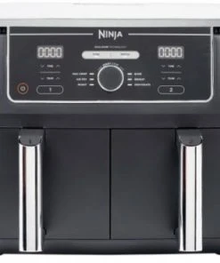 Fritteusen NINJA AF400EU Foodi Max Dual Zone Heißluft-Fritteuse Schwarz