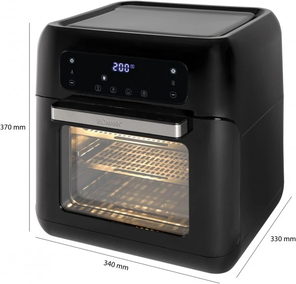 Fritteusen BOMANN FR 6031 H CB Heißluft-Fritteuse Schwarz 5 Fritteusen BOMANN FR 6031 H CB Heißluft-Fritteuse Schwarz – Bild 5