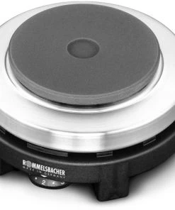 Geschirr- Und Kochplattenwärmer Rommelsbacher RK 501 Reisekochplatte Schwarz