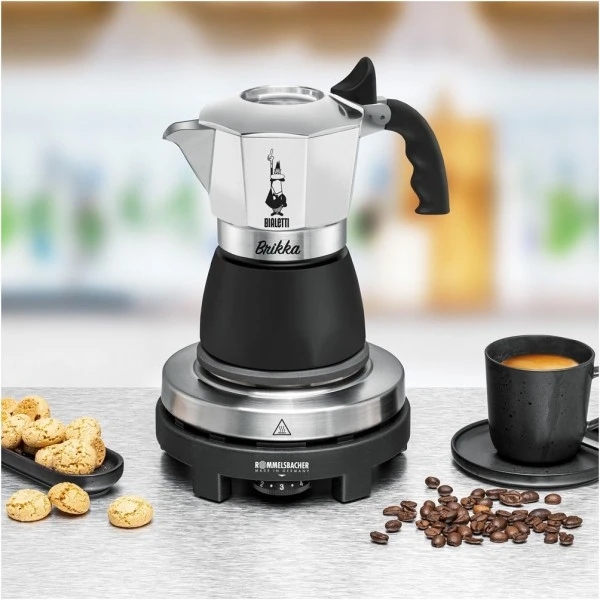Geschirr- Und Kochplattenwärmer Rommelsbacher RK 505/K Espresso Geschenk-Set Kochplatte Edelstahl/schwarz 5 Geschirr- Und Kochplattenwärmer Rommelsbacher RK 505/K Espresso Geschenk-Set Kochplatte Edelstahl/schwarz – Bild 5