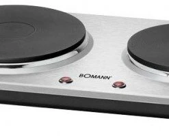 Geschirr- Und Kochplattenwärmer BOMANN DKP 5033 E CB Doppelkochplatte Edelstahl