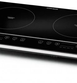 Geschirr- Und Kochplattenwärmer Rommelsbacher CT 3405/IN Doppelkochplatte Schwarz