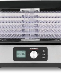 Dampfgarer & Reiskocher Gastroback Design Dörrautomat Natural Plus Edelstahl/schwarz