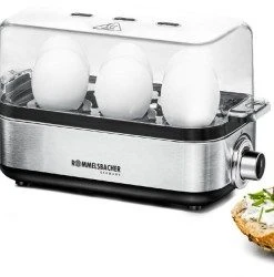 Rommelsbacher ER 600 Eierkocher Edelstahl/schwarz