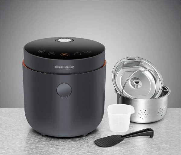 Dampfgarer & Reiskocher Rommelsbacher MRK 500 Multikocher Dunkel Grau 6 Dampfgarer & Reiskocher Rommelsbacher MRK 500 Multikocher Dunkel Grau – Bild 6