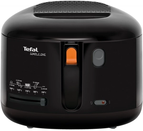 Fritteusen Tefal FF1608 Simply One Fritteuse Schwarz 1 Fritteusen Tefal FF1608 Simply One Fritteuse Schwarz