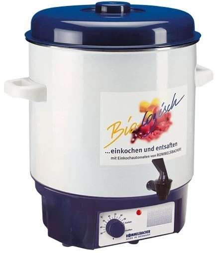 Einkochautomaten Rommelsbacher KA 1801 Einkochautomat Weiß/blau 1 Einkochautomaten Rommelsbacher KA 1801 Einkochautomat Weiß/blau