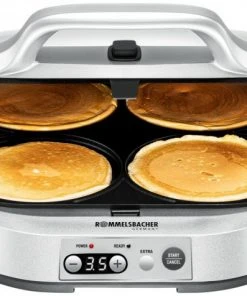 Waffelautomaten Rommelsbacher PC 1800 Waffelautomat Silber