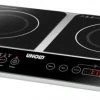 Geschirr- Und Kochplattenwärmer Unold 58175 Elegance Doppel-Induktionskochplatte Schwarz