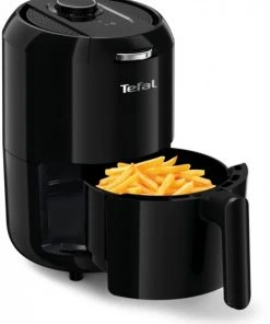 Fritteusen Tefal EY1018 Easy Fry Compact Heißluft-Fritteuse Schwarz