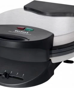 Waffelautomaten Tefal WM310D Ultracompact Waffelautomat Edelstahl Matt Gebürstet/schwarz Ma