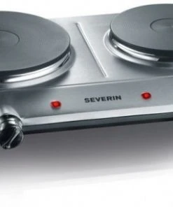 Geschirr- Und Kochplattenwärmer Severin DK 1014 Doppelkochplatte Edelstahl Gebürstet