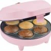 Waffelautomaten Bestron ACC217P Cupcake Maker Hellrosa