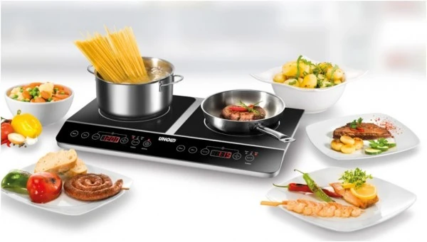 Geschirr- Und Kochplattenwärmer Unold 58175 Elegance Doppel-Induktionskochplatte Schwarz 4 Geschirr- Und Kochplattenwärmer Unold 58175 Elegance Doppel-Induktionskochplatte Schwarz – Bild 4