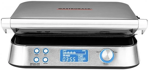 Waffelautomaten Gastroback Waffeleisen Advanced Control Waffelautomat Silber 1 Waffelautomaten Gastroback Waffeleisen Advanced Control Waffelautomat Silber