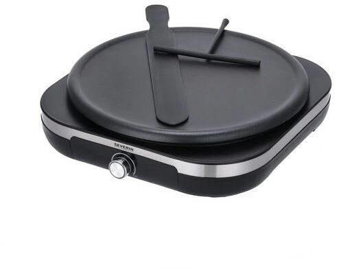 Crepes-Maker Severin CM 2199 Crepesmaker Edelstahl-gebürstet/schwarz 4 Crepes-Maker Severin CM 2199 Crepesmaker Edelstahl-gebürstet/schwarz – Bild 4