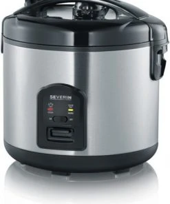 Dampfgarer & Reiskocher Severin RK 2425 Reiskocher Edelstahl-gebürstet/schwarz
