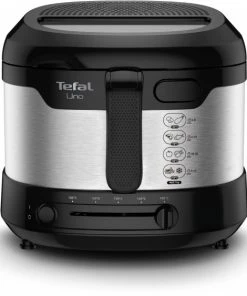 Fritteusen Tefal FF215D Uno M Fritteuse Schwarz/edelstahl