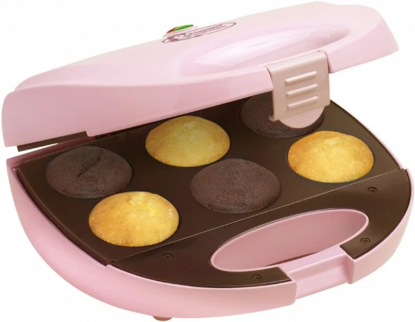 Waffelautomaten Bestron DCM 8162 Cupcake Maker Rosa 4 Waffelautomaten Bestron DCM 8162 Cupcake Maker Rosa – Bild 4