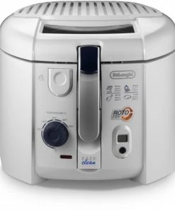 Fritteusen DeLonghi F 28313.W1 Roto Fry Fritteuse Weiß