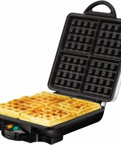 Waffelautomaten Unold 48266 Waffelautomat Silber/schwarz