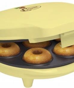 Waffelautomaten Bestron ADM 218 SD Donutmaker Gelb