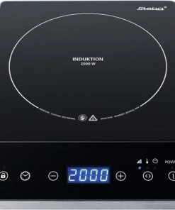 Geschirr- Und Kochplattenwärmer Steba IK 75 Induktionskochplatte Schwarz/edelstahl