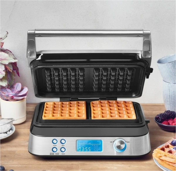 Waffelautomaten Gastroback Waffeleisen Advanced Control Waffelautomat Silber 2 Waffelautomaten Gastroback Waffeleisen Advanced Control Waffelautomat Silber – Bild 2