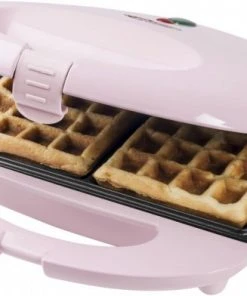 Waffelautomaten Bestron ASW401P Waffelautomat Hellrosa