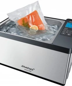 Dampfgarer & Reiskocher Steba SV 200 Pro Sous-Vide Garer Edelstahl/schwarz