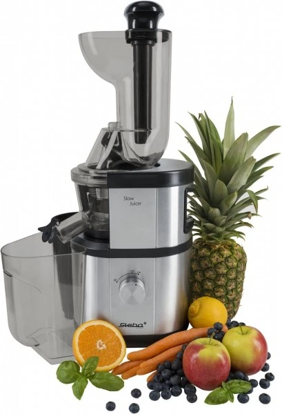 Entsafter & Zitruspressen Steba E 400 Slow-Juicer Entsafter Edelstahl 1 Entsafter & Zitruspressen Steba E 400 Slow-Juicer Entsafter Edelstahl
