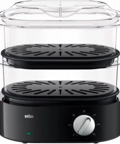 Dampfgarer & Reiskocher Braun FS5100BK Identity Collection Dampfgarer Schwarz