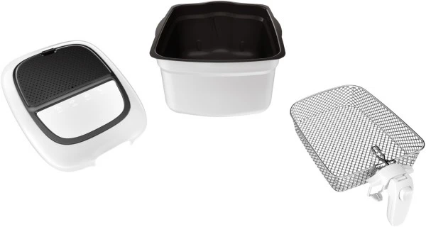 Fritteusen Tefal FR3140 Super Uno Mit Timer Fritteuse Weiß/schwarz 2 Fritteusen Tefal FR3140 Super Uno Mit Timer Fritteuse Weiß/schwarz – Bild 2