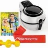 Fritteusen Tefal FZ7600.FIT ActiFry Genius 1,2Kg Inkl. Fitness-Set Heißluft-Fritteuse Schwarz/weiss