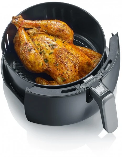 Fritteusen Severin FR 2445 Heißluft-Fritteuse XXL Schwarz/silber-metallic 3 Fritteusen Severin FR 2445 Heißluft-Fritteuse XXL Schwarz/silber-metallic – Bild 3