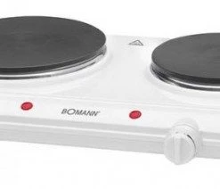 Geschirr- Und Kochplattenwärmer BOMANN DKP 5028 CB Doppelkochplatte Weiß