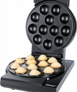 Waffelautomaten Steba CM 3 - 3in1 Donut/Muffin/Cake Pop Maker Edelstahl/schwarz
