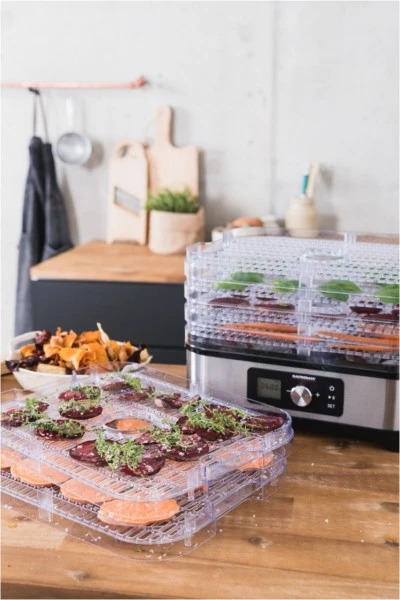 Dampfgarer & Reiskocher Gastroback Design Dörrautomat Natural Plus Edelstahl/schwarz 3 Dampfgarer & Reiskocher Gastroback Design Dörrautomat Natural Plus Edelstahl/schwarz – Bild 3