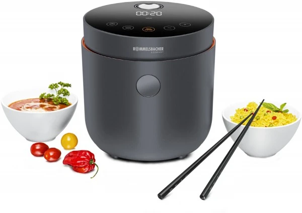 Dampfgarer & Reiskocher Rommelsbacher MRK 500 Multikocher Dunkel Grau 1 Dampfgarer & Reiskocher Rommelsbacher MRK 500 Multikocher Dunkel Grau