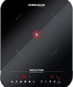Geschirr- Und Kochplattenwärmer Rommelsbacher CTS 2000/IN Induktionskochplatte Schwarz/silber