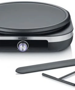 Crepes-Maker Severin CM 2199 Crepesmaker Edelstahl-gebürstet/schwarz
