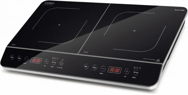 Geschirr- Und Kochplattenwärmer Caso Touch 3500 Doppel-Induktionskochplatte Schwarz 1 Geschirr- Und Kochplattenwärmer Caso Touch 3500 Doppel-Induktionskochplatte Schwarz
