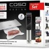 Dampfgarer & Reiskocher Caso SousVide Set Essen & Trinken Bestehend Aus GourmetVAC 180 Und SousVide SV300