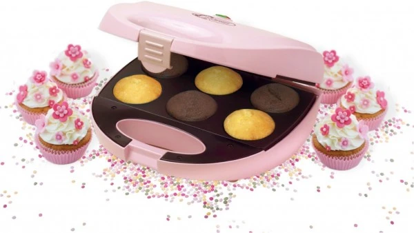 Waffelautomaten Bestron DCM 8162 Cupcake Maker Rosa 5 Waffelautomaten Bestron DCM 8162 Cupcake Maker Rosa – Bild 5