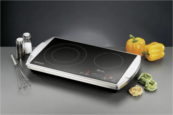 Geschirr- Und Kochplattenwärmer Rommelsbacher CT 3403/TC Doppelkochplatte Edelstahl 2 Geschirr- Und Kochplattenwärmer Rommelsbacher CT 3403/TC Doppelkochplatte Edelstahl – Bild 2